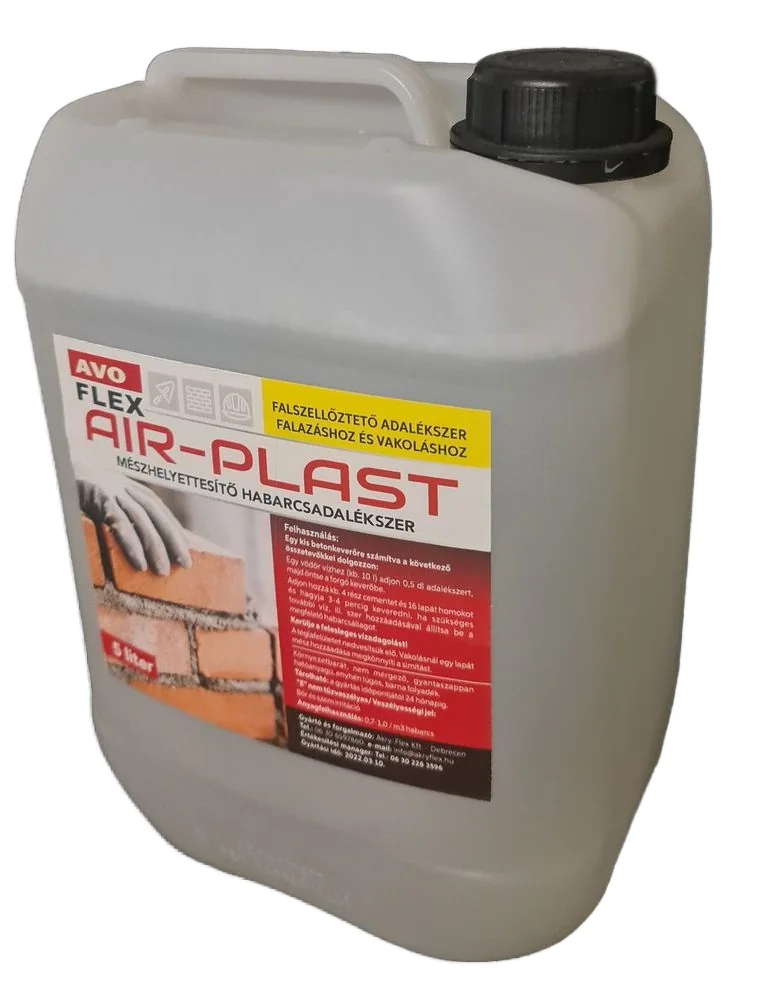 AIR-PLAST 5 literes kiszerelésű építőkémiai termék
